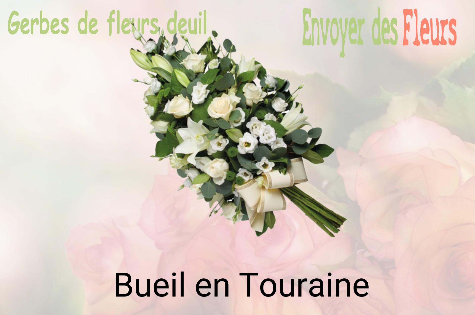 Gerbe de fleurs de deuil livrée à Bueil-en-Touraine